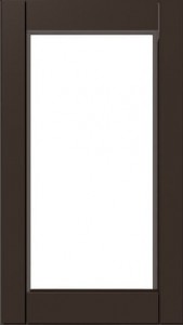 Мебельные фасады «Донато» Витрина без перекрестей. Окрашенный МДФ.   Высота 177 - 1497 мм., ширина 297-597 мм. | ELIV мебельные фасады