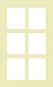 Мебельные фасады «Амата» Витрина 6 окошек. Окрашенный МДФ. Высота 177 - 1497 мм., ширина 297-597 мм. | ELIV мебельные фасады