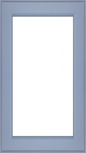 Мебельные фасады «Виктория» Витрина без перекрестей. Окрашенный МДФ.   Высота 177 - 1497 мм., ширина 297-597 мм. | ELIV мебельные фасады