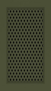 Мебельные фасады «Неаполь» Решётка. Окрашенный МДФ. Ширина 317-597   мм., высота 177 - 1597 мм. | ELIV мебельные фасады