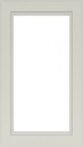 Мебельные фасады «Ника» Витрина без перекрестей. Окрашенный МДФ.   Высота 177 - 1497 мм., ширина 297-597 мм. | ELIV мебельные фасады