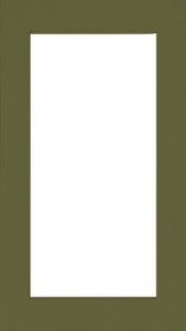 Мебельные фасады «Роберта» Витрина без перекрестей. Окрашенный МДФ.   Высота 177 - 1497 мм., ширина 297-597 мм. | ELIV мебельные фасады